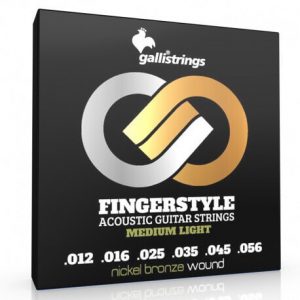Cordes Galli FingerStyle Medium : 13-17-26w-35-45-56 (sol filé)