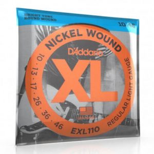 D’Addario XL : Cordes pour guitare électrique EXL110 : 10-13-17-26-36-46