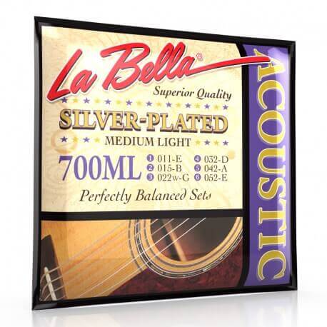 La Bella 700 - Plaqué Argent Light : 009-013-020w-027-038-050