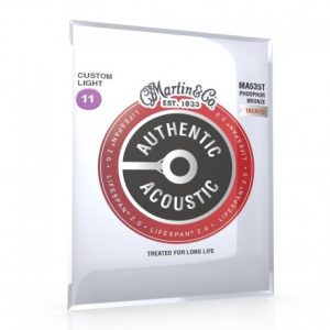 Martin Authentic Phosphore Bronze 92/8 Treated Custom Light : 11-52