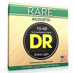 Cordes de guitare RARE Extra Light : 10-14-22-30-38-48