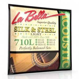 La Bella Cordes Silk and Steel Light : 011-014-023W-031-041-051